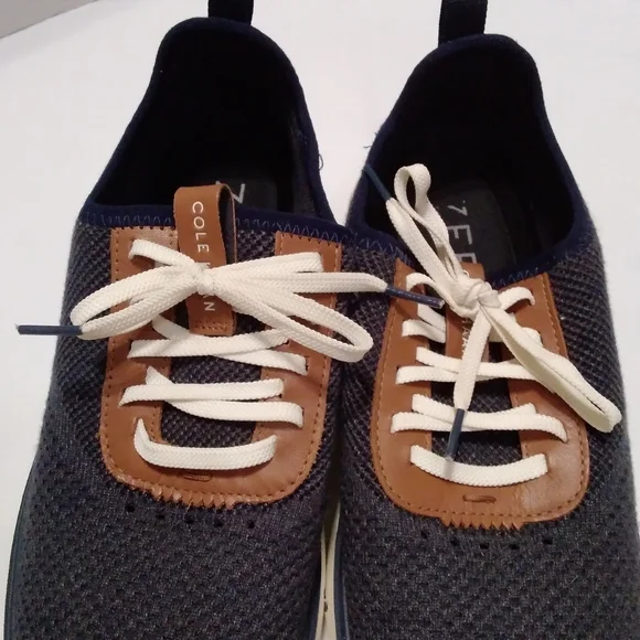 Cole Haan ZeroGrand Blue Stitchlite Comfort Oxford 10.5 - Picture 3 of 12